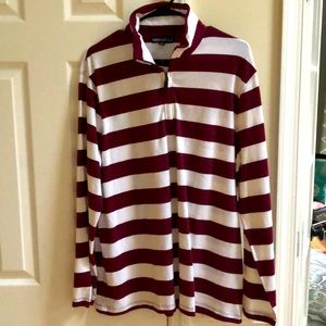 J.Crew 3/4 Zip Mens Large Mercantile Line NWT